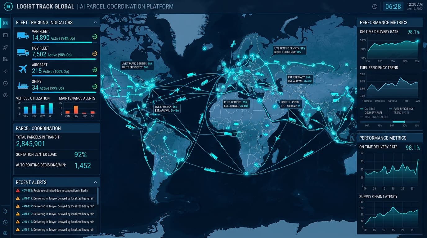 AeroSync Real-Time Logistics & Parcel Coordination